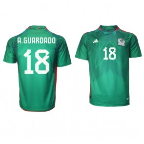 Mexico Andres Guardado #18 Replika Hjemmebanetrøje VM 2022 Kortærmet